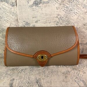 Dooney & Bourke All Weather Leather  Pochette  Model R77 Cavalry Collection